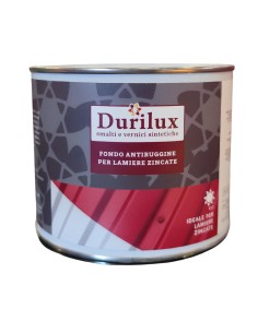 Durizinc Fondo Bianco Ancorante Antiruggine Per Lamiere Zincate Diluibile