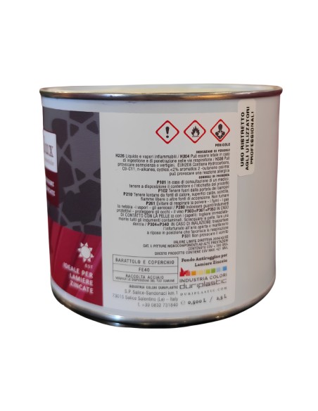 Durizinc Fondo Bianco Ancorante Antiruggine Per Lamiere Zincate Diluibile