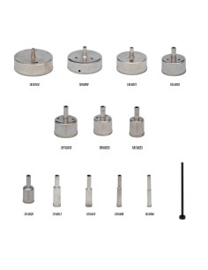 Foretto Diamantato Ad Umido Trapano Avvitatore Attacco A Stelo Diametro 10mm 2