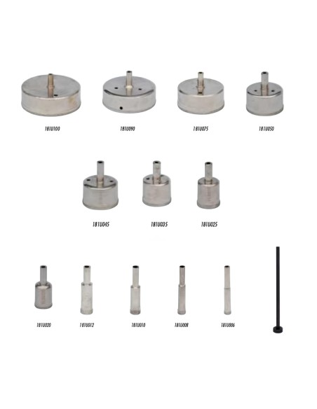 Foretto Diamantato Ad Umido Trapano Avvitatore Attacco A Stelo Diametro 10mm