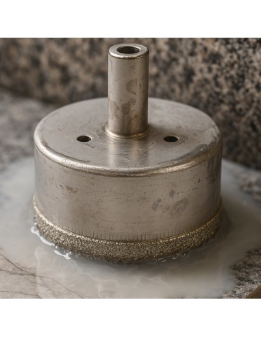 Foretto Diamantato Ad Umido Trapano Avvitatore Attacco A Stelo Diametro 10mm