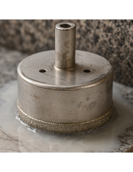 Foretto Diamantato Ad Umido Trapano Avvitatore Attacco A Stelo Diametro 10mm