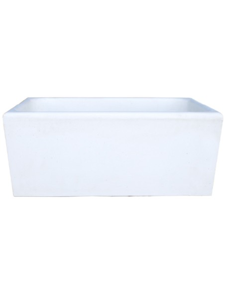 Pilozza Calcestruzzo Cemento Serie Ostuni Design Moderno Bianco Verniciabile