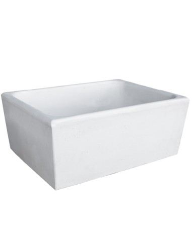 Pilozza Calcestruzzo Cemento Serie Ostuni Design Moderno Bianco Verniciabile