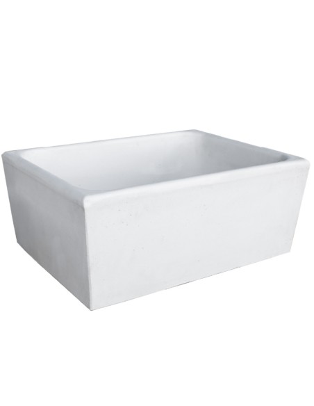 Pilozza Calcestruzzo Cemento Serie Ostuni Design Moderno Bianco Verniciabile