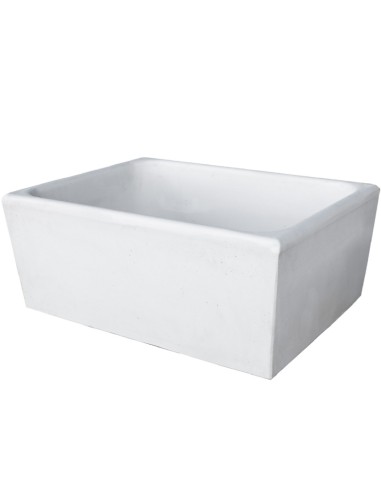 Pilozza Calcestruzzo Cemento Serie Ostuni Design Moderno Bianco Verniciabile