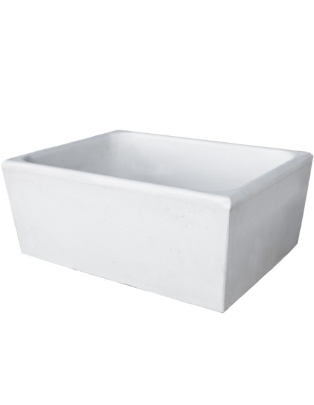 Pilozza Calcestruzzo Cemento Serie Ostuni Design Moderno Bianco Verniciabile