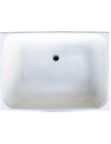 Pilozza Lavabo Calcestruzzo Cemento Serie Ostuni Incasso Destra Piano Laterale 