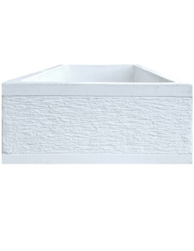Pilozza Serie Grecale Cemento Calcestruzzo L.70 x P.35 x H.16 Cm Con Piedi