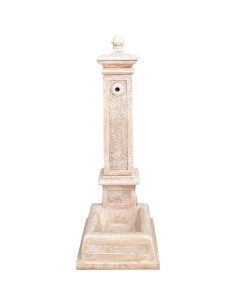 Fontana Calcestruzzo Cemento Senza Rubinetto 28x36xH.80cm Modello Emone Esterno