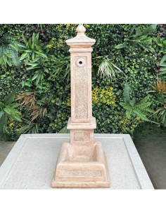 Fontana Calcestruzzo Cemento Senza Rubinetto 28x36xH.80cm Modello Emone Esterno 2