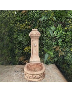 Fontana Calcestruzzo Cemento Senza Rubinetto 51x62xH.120cm Modello Spagnola  