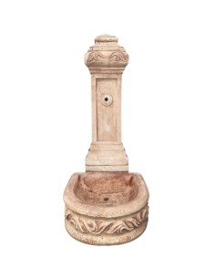 Fontana Calcestruzzo Cemento Senza Rubinetto 51x62xH.120cm Modello Spagnola   2