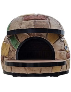 Forno Legna Artigianale Linea Rustico Rivestimento Mosaico Alta Resistenza