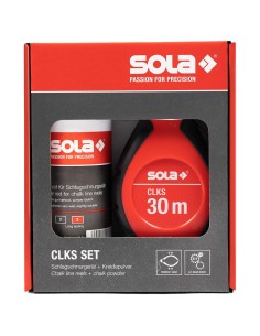 Set Marcatura Tracciatore CLKS Filo 30 Metri Gesso Blu Preciso Veloce Resistente