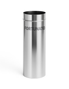 Tubo Acciaio Inox Spessore 0,5 mm Canna Fumaria Evacuazione Fumo Calore