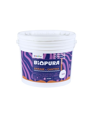 Pittura Murale Traspirante Interni Garage Cantina Linea BIOPURA Cromika