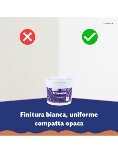 Pittura Murale Traspirante Interni Garage Cantina Linea BIOPURA Cromika