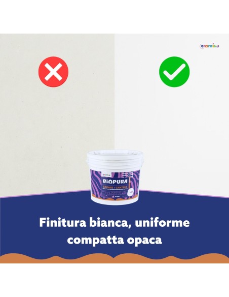 Pittura Murale Traspirante Interni Garage Cantina Linea BIOPURA Cromika