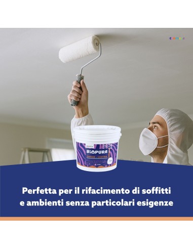 Pittura Murale Traspirante Interni Garage Cantina Linea BIOPURA Cromika