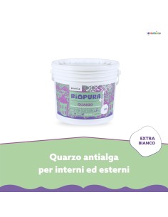 Pittura Quarzo Antialga Interni Esterni Finitura Opaca Linea BIOPURA Cromika 2