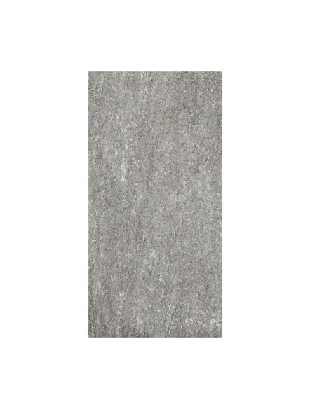 Piastrella Gres Porcellanato Rettificata Quarz Antracite R10 30x60 cm