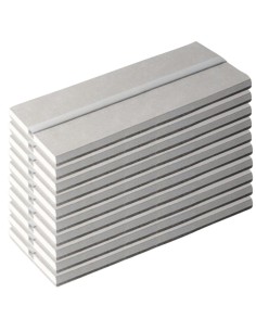 Semilavorato Cartongesso Fibra Alluminio Led 14,5x200 cm 10 Pezzi 20 m Lineari