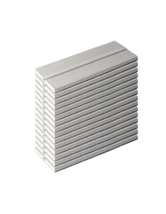 Semilavorato Cartongesso Fibra Alluminio Led 14,5x200 cm 15 Pezzi 30 m Lineari