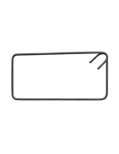Staffa Chiusa Antisismica Armatura Ferro 20 x 50 cm Strutture Cemento 1 Pezzo