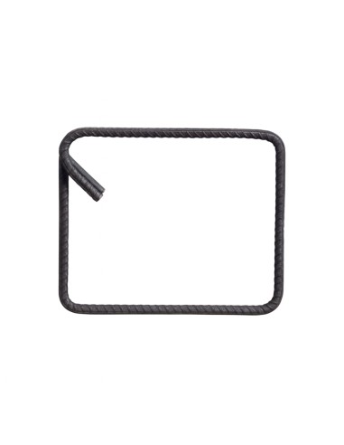 Staffa Chiusa Antisismica Armatura Ferro 20 x 25 cm Strutture Cemento 1 Pezzo