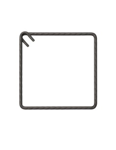 Staffa Chiusa Antisismica Armatura Ferro 45 x 45 cm Strutture Cemento 1 Pezzo