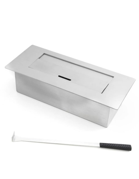 Camino A Bioetanolo Biocamino Da Terra Cambridge Marrone Bruciatore Acciaio Inox