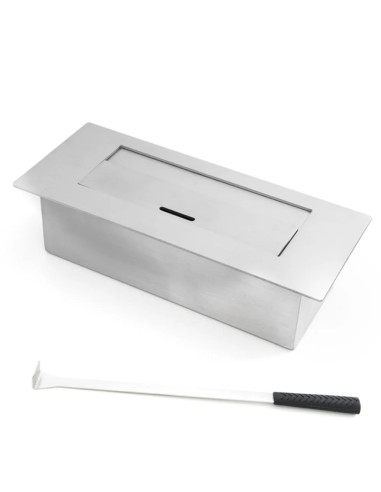 Camino A Bioetanolo Biocamino Da Terra Cambridge Nero Bruciatore Acciaio Inox