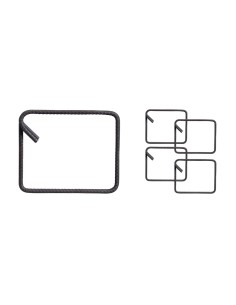 Staffe Antisismiche Armatura Ferro 20x25 cm Strutture Cemento Formati Multipli