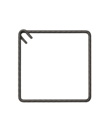 Staffe Antisismiche Armatura Ferro 45x45 cm Strutture Cemento Formati Multipli