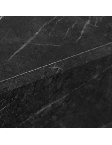 Camino A Bioetanolo Bellini Elegante Legno Effetto Marmo Nero Design Made In Italy