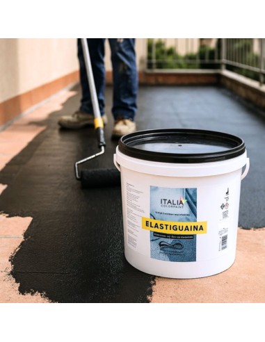 Elastiguaina Impermeabilizzante Nero Resistente Elastomerico Bituminoso