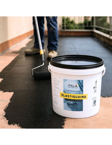 Elastiguaina Impermeabilizzante Nero Resistente Elastomerico Bituminoso