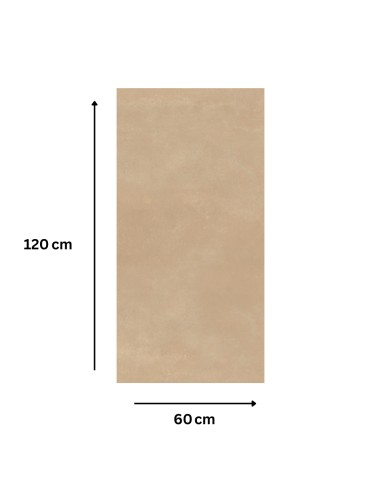 Piastrella Gres Porcellanato Rettificata Sabbia Naturale 60x120 cm
