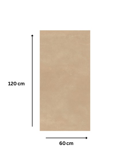 Piastrella Gres Porcellanato Rettificata Sabbia Naturale 60x120 cm
