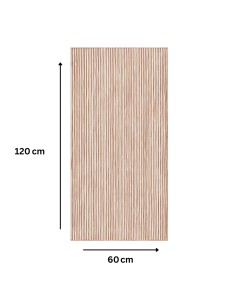 Piastrella Gres Porcellanato Rettificata Mattone Cannettato 60x120 cm 0,72m² 2
