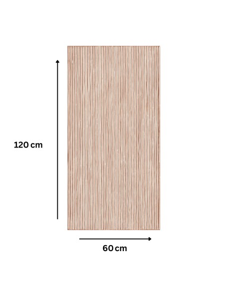 Piastrella Gres Porcellanato Rettificata Mattone Cannettato 60x120 cm 0,72m²
