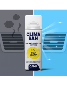 CAMP Igienizzante ClimaSan One Shot Spray Climatizzatori Abitacoli Auto Camper 200ml 2