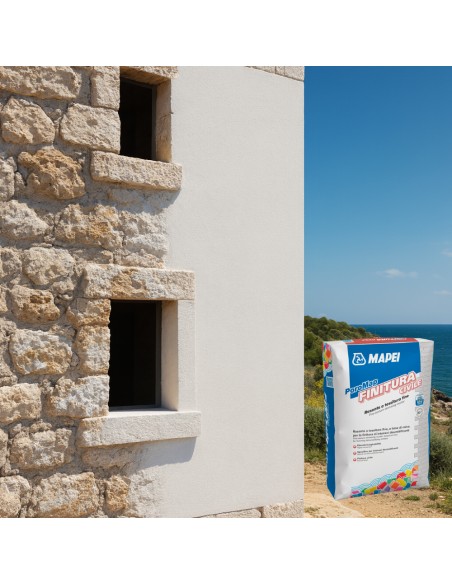 Poromap Finitura Civile Malta Traspirante Per Intonaci Deumidificanti 25 Kg