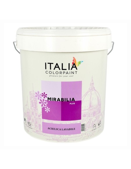 Mirabilia Plus Idropittura Acrilica Bianca Lavabile Per Pareti E Soffitti