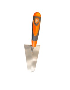 Cazzuola Punta Tonda Da 160 mm Manico Ergonomico Antiscivolo Gomma Edilizia 2
