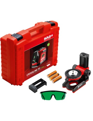  Laser Autolivellante Professionale Raggio Verde Incrociato Crossline P2 Green 