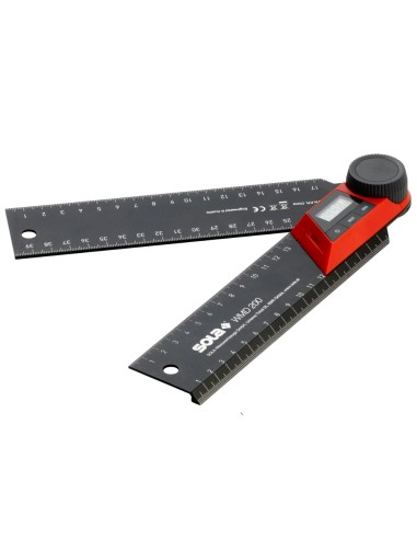 Goniometro Digitale WMD 200 Alta Precisione ±0.30° Display LCD Scala mm cm