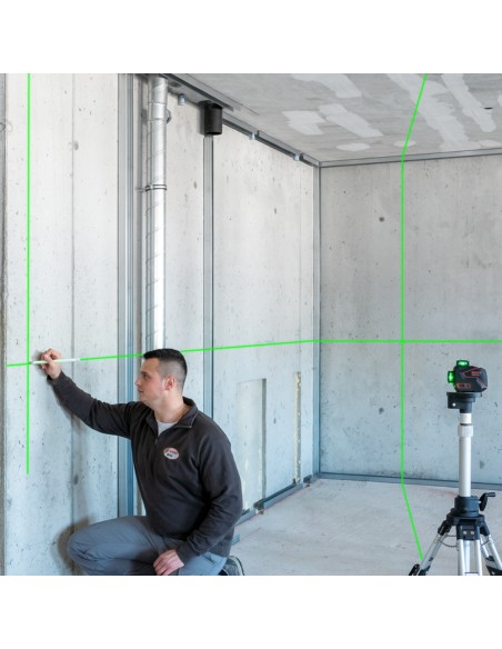  Laser Autolivellante Professionale PLANO 3D GREEN Linee 360 Visibilità Elevata