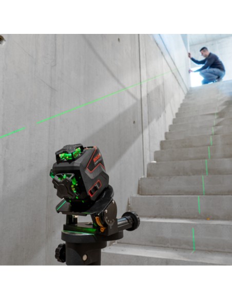  Laser Autolivellante Professionale PLANO 3D GREEN Linee 360 Visibilità Elevata